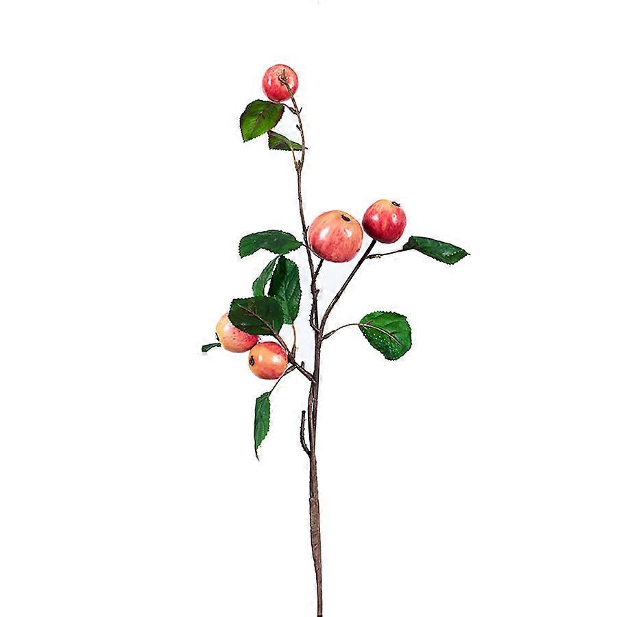 Artificial Red Apples on Branch Long, Ideal for Home and Office