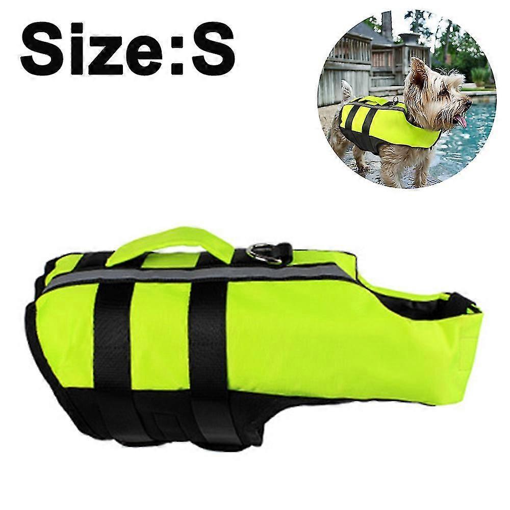 Portable Dog Lifejaets With Airbag,inflatable Pet Dog Saver Life Jaet Swim Vest,summer Dog Float Coat With Reflective Strips And Rescue Handle