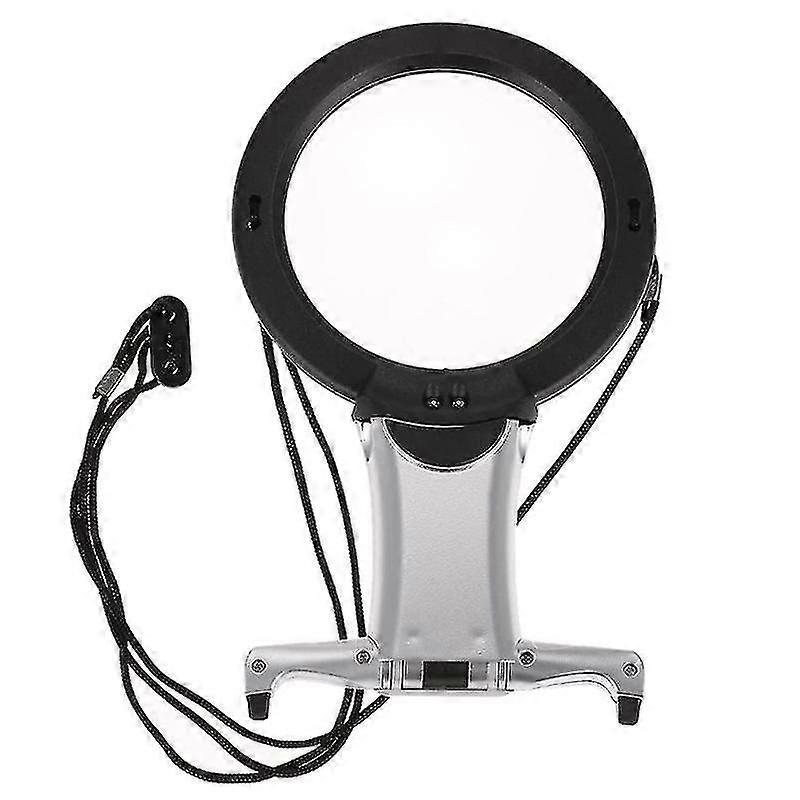 2 In 1 Hands Free Giant Reading Magnifier With Led Light 23.2 X 13.5 X 2cm