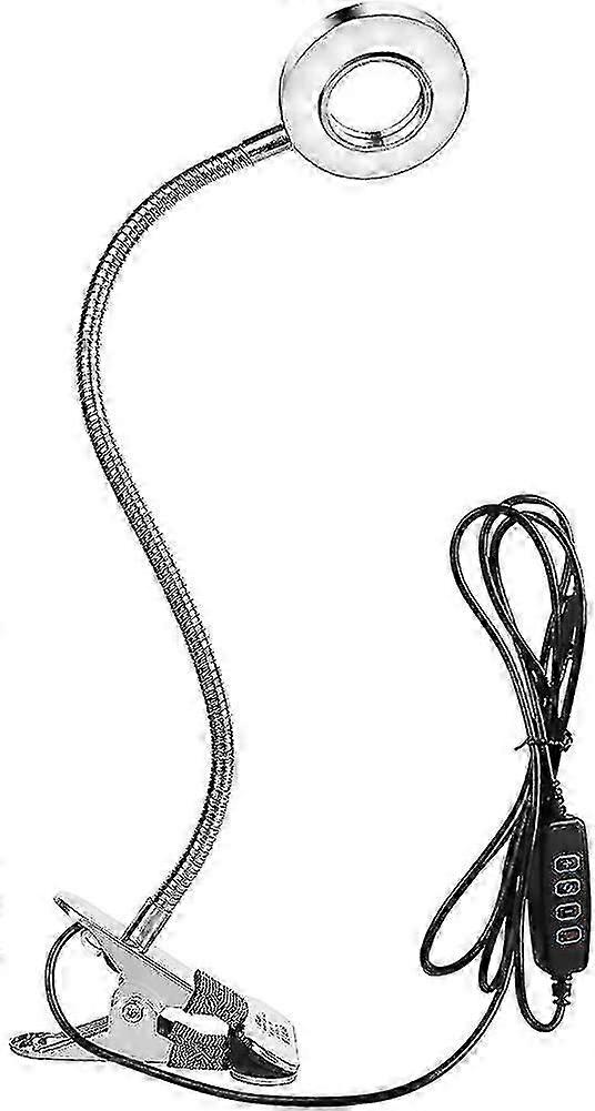 Clamp Reading Lamp Bed, Heilwiy 24 Led Book Clamp Lamp, Heilwiy Bedside Lamp 3-step Color Gift