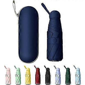 Mini Windproof Folding Travel Umbrella, Sun & Rain Umbrellas, Compact Portable for Women Men Multipl