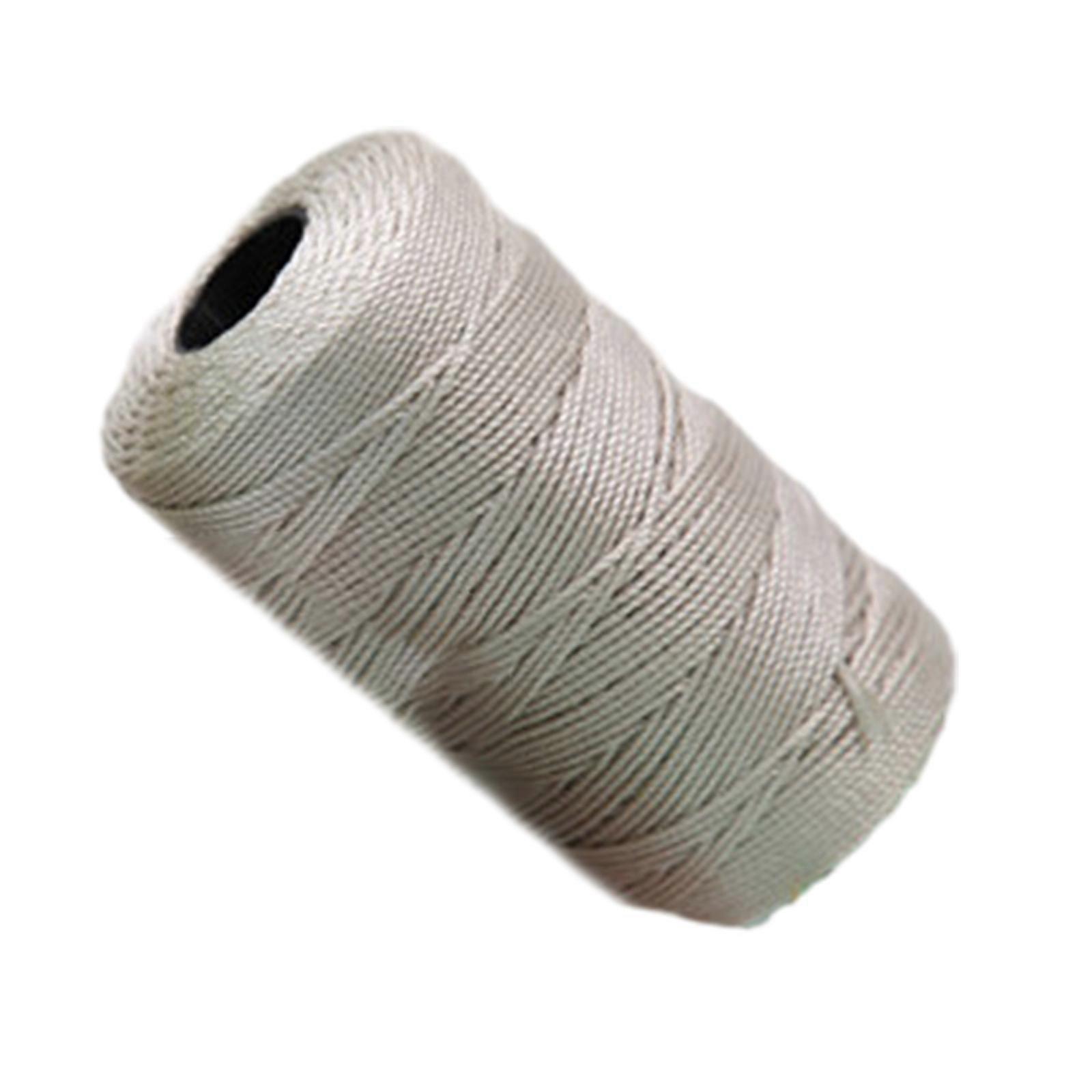 Polyester Sewing Thread for Hand Sewing 1.5mm Thick Thread Durable String Craft DIY Embroidery Home Needlework Tools  36 khaki white