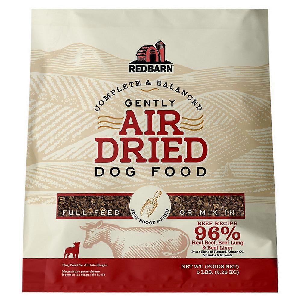 Redbarn Pet Products, 完整且平衡的风干狗粮,牛肉,5 磅