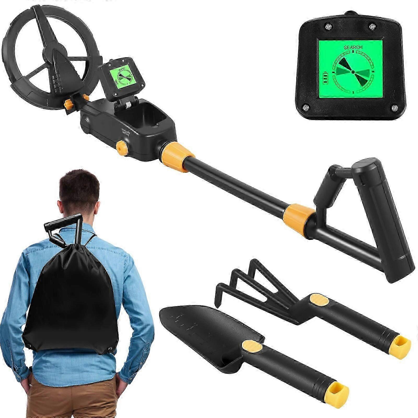 גלאי מתכות כף יד חיפוש אוצרות זהב מוצאי גלאי מתכות תת קרקעי כלי חיפוש חיפוש עמיד למים ערכת סליל