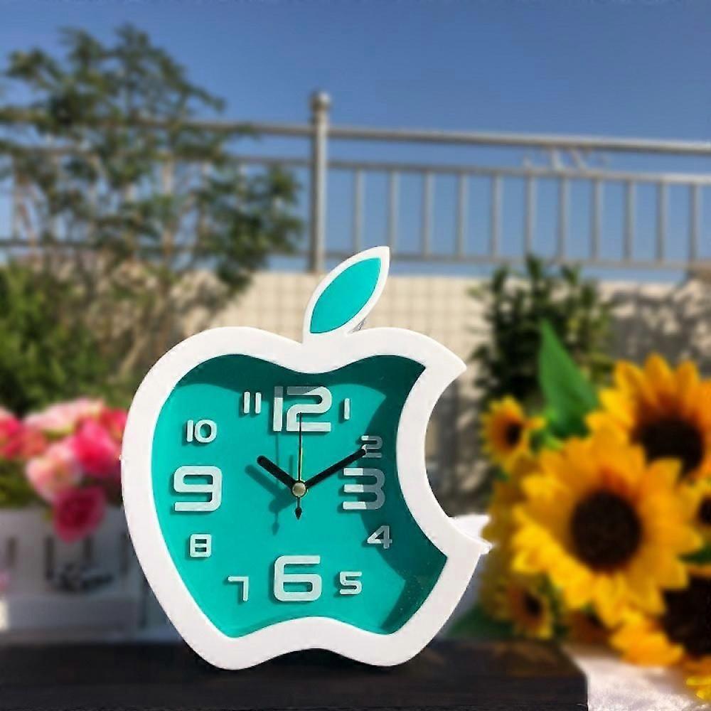 SAYTAYの寝室の目覚まし時計、りんごの目覚まし時計、学生の家の装飾のデスクトップの時計