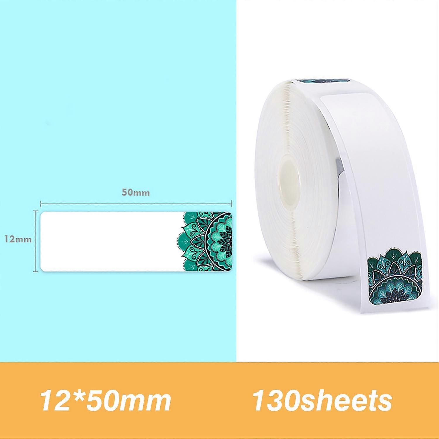 Thermal Printing Label Paper Barcode Price Size Name Blank Labels Waterproof Tear Resistant 12*50mm