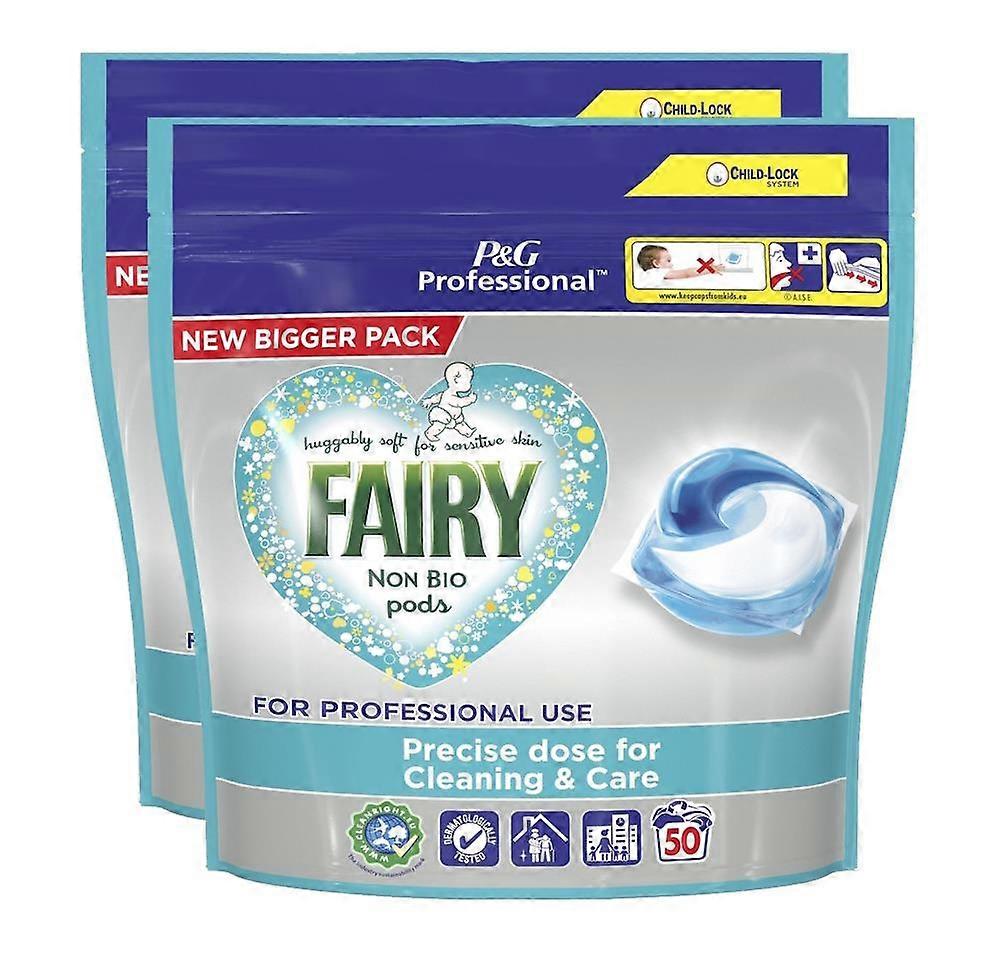 Fairy Non Bio Pods Sensitive Skin - (100 Washes, 2 x 50)