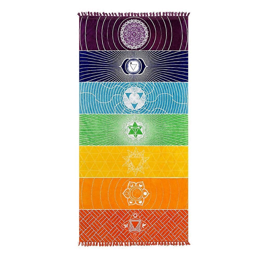 Superfine Fiber Tapestry Mat for Indoor Outdoor Use, Large Beach Picnic Blanket, Soft Durable Fabric, Easy to Clean