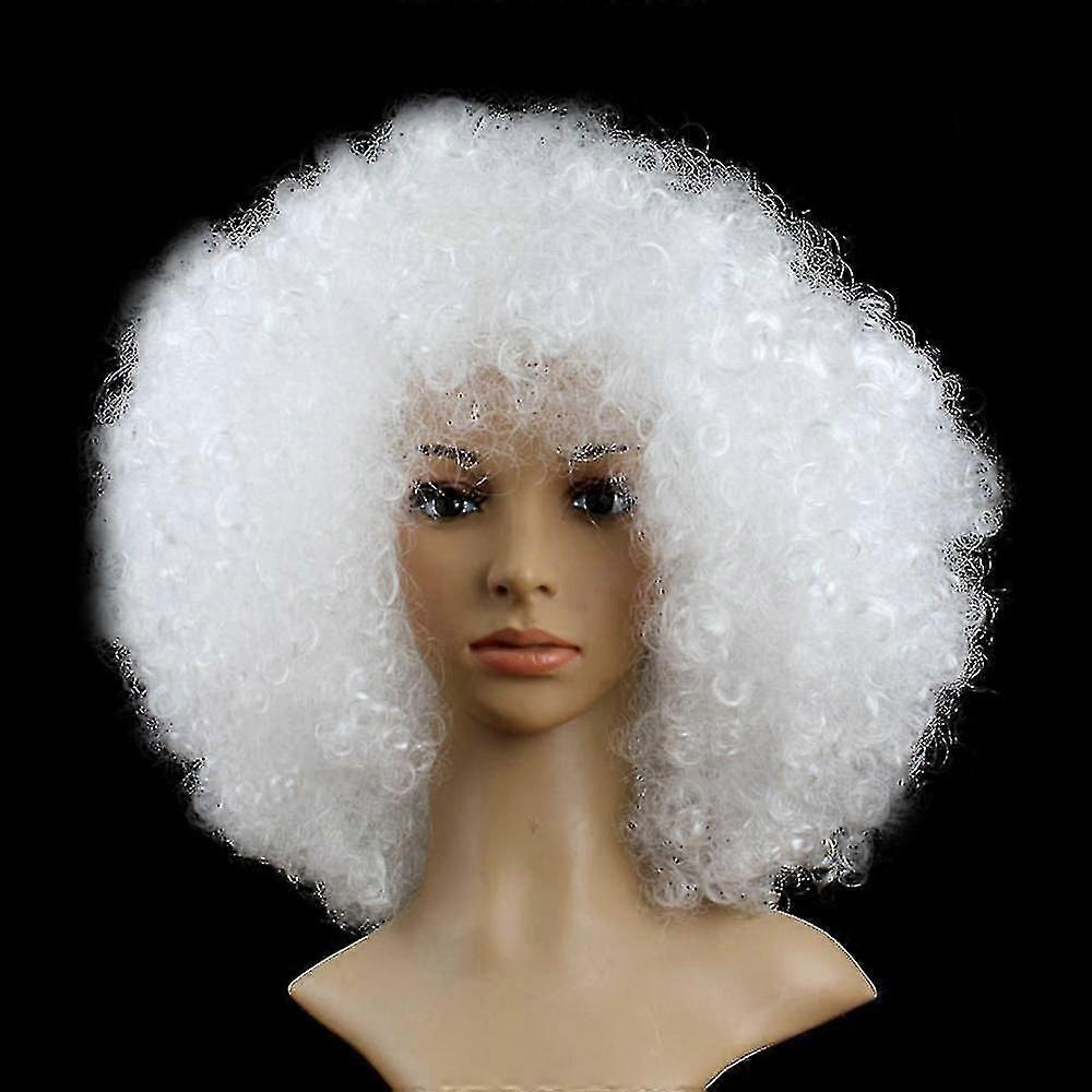Perruque explosive cheveux Extra Large Moelleux Coloré Perruque Africaine Bouclée Cosplay Perruque
