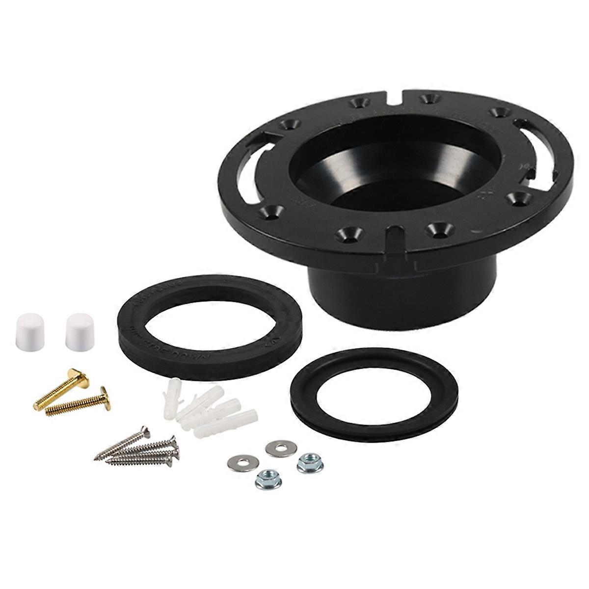 RV Toilet Seal and 3 Inch Socket RV Toilet Flange Kit, 385345892