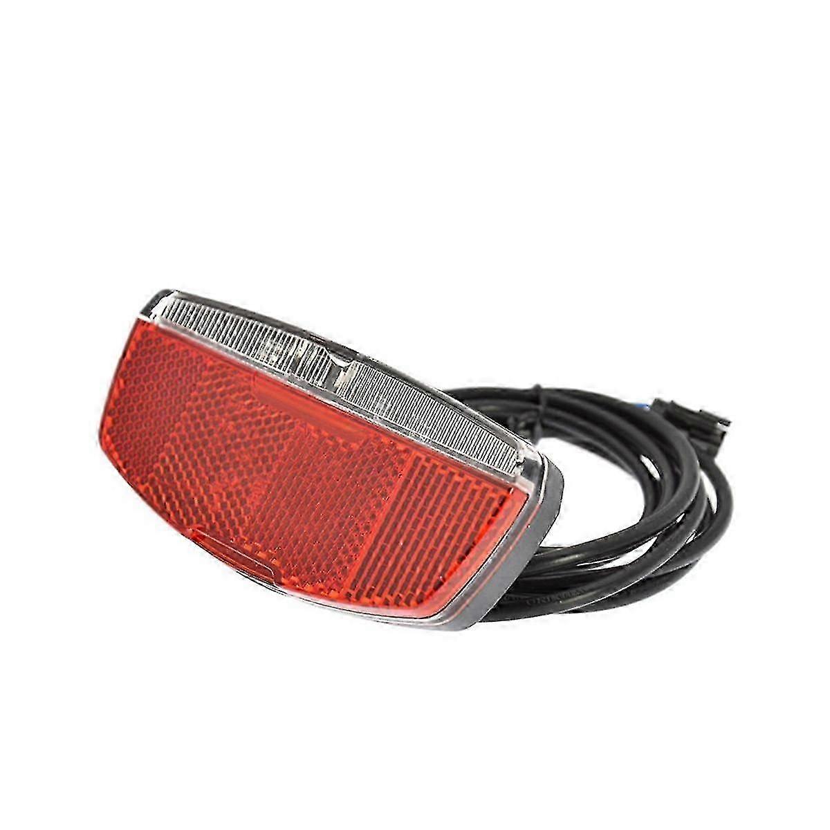 Ebike Tail Light Electric Bike Tail Light Input 6v-48v Led Light With Bicycle Reflector Electric Bi