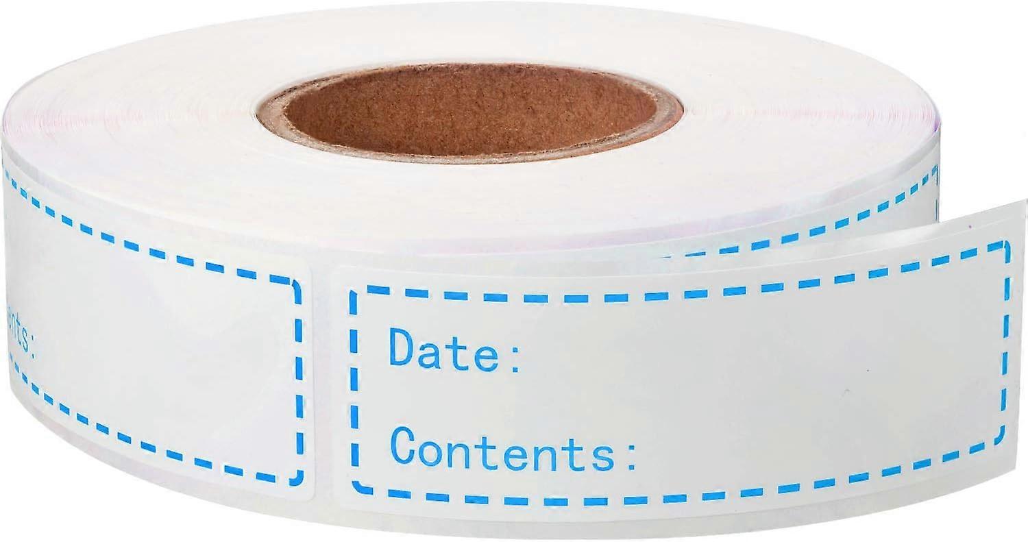 Food Freezer Labels, Self-Adhesive, Storage Labels