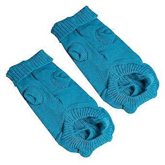 2 pieces New dog sweater, autumn and winter solid color twisted pet dog sweater