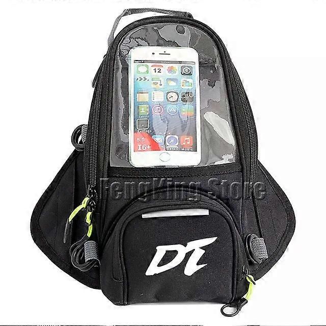 Motorcycle Magnetic Bag Riding Bag Navigation Fuel Tank Bag Large Screen compatible for Yama-ha DT230 DT250 DT175 DT200 DT125 DT125R