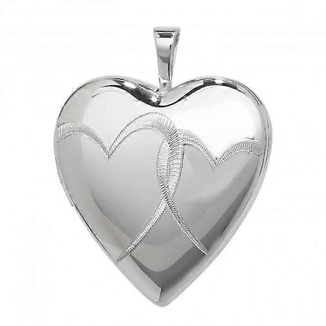 Acotis Silver Locket Heart Shaped G6897