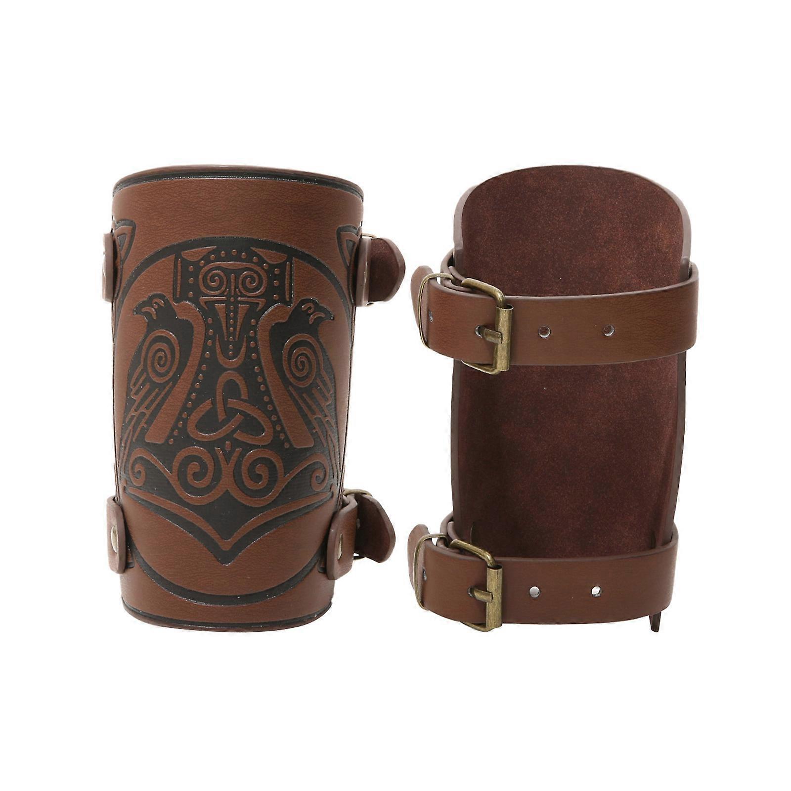 سبيكة دبوس مشبك المعصم الحرس الرجال تأثيري خمر فارس الأساور قابل للتعديل ثقب معدني القفازات القوطية المعصم الدروع