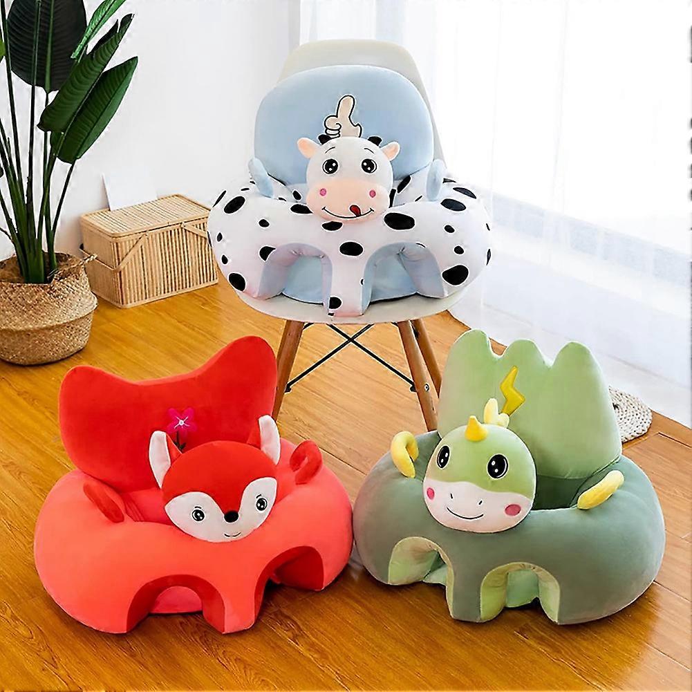 Baby Sofa Support Chair Soft Plush Green