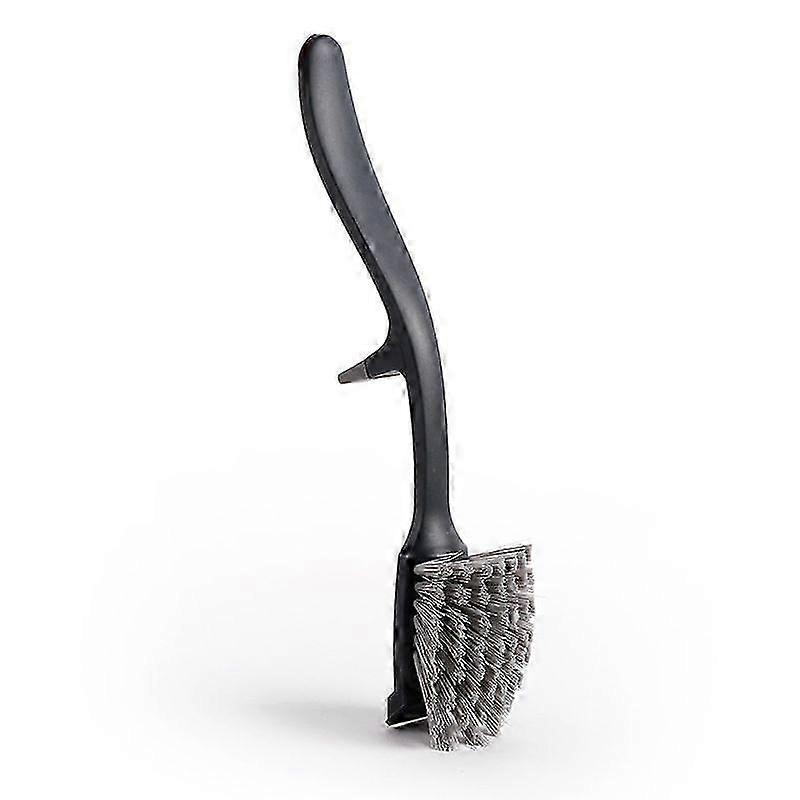 1  PCS   Dish Brush with Integrated Sink Rest, Grey