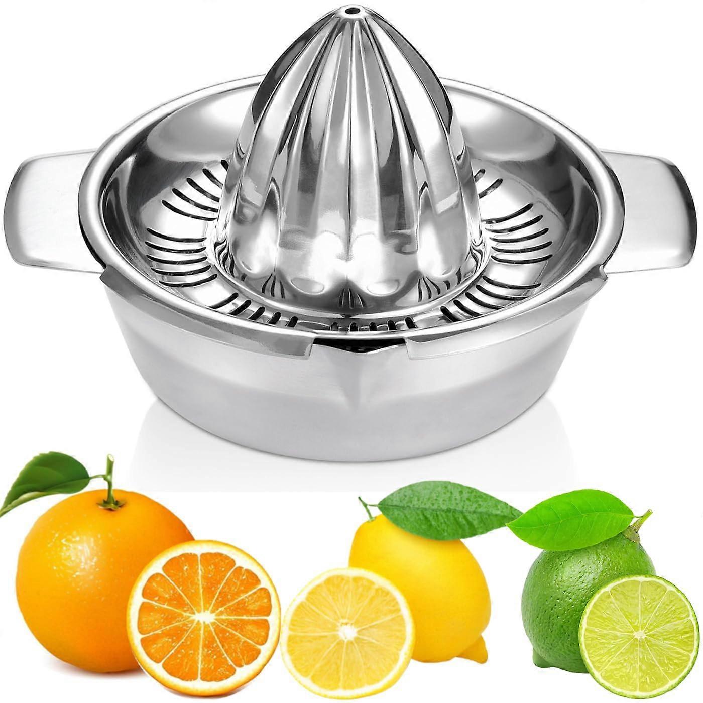 Manual Robust Juicer for Kitchen Use Dishwasher Safe Stainless Steel Easy Clean Compact Design
