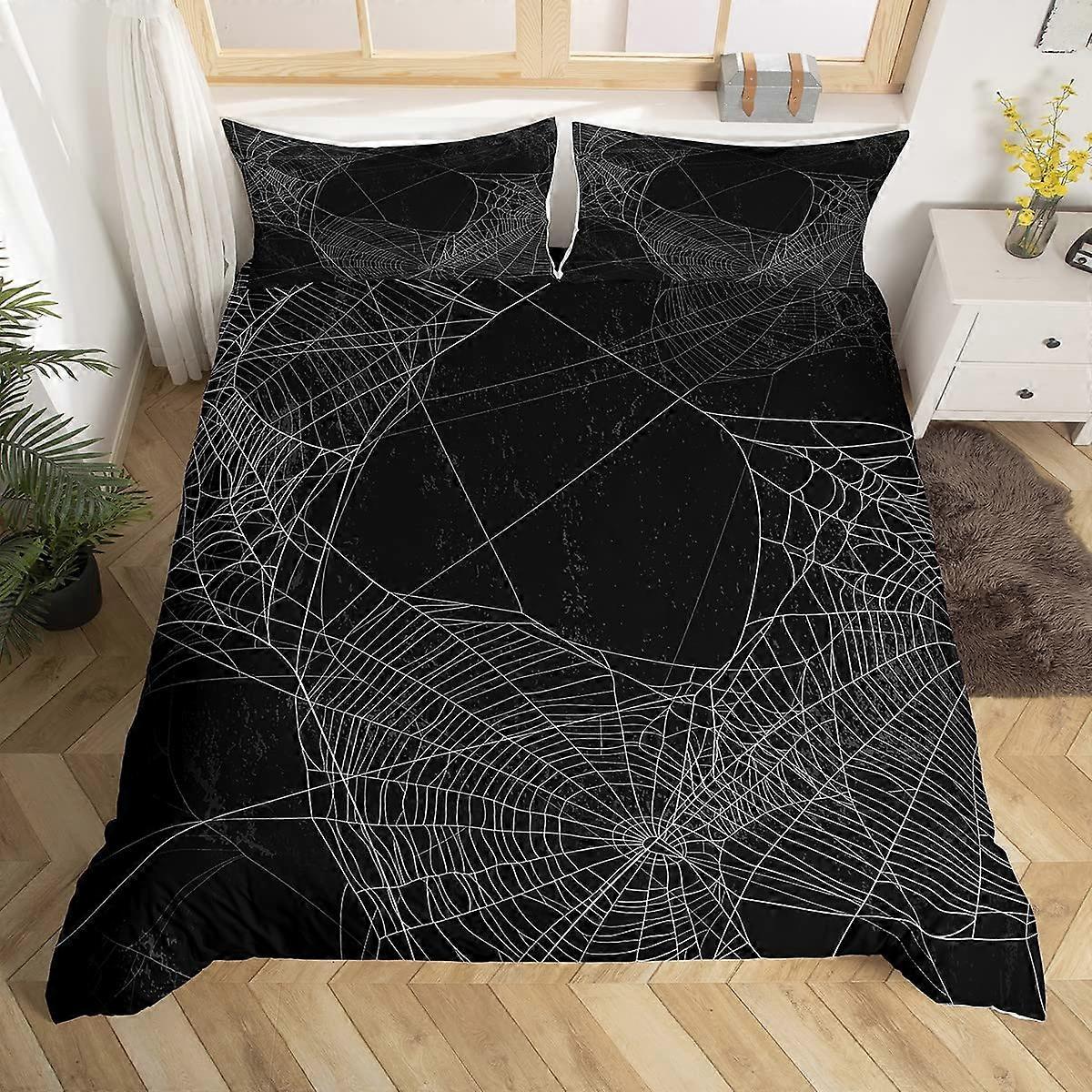 Black and White Bedding Set for Decorative Room King Size