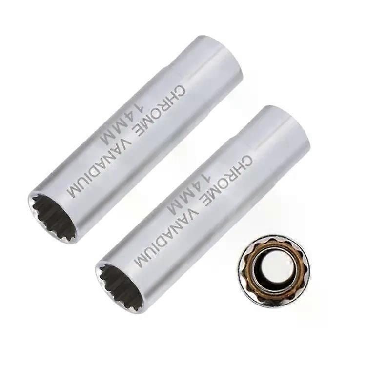 Car Spark Plug Wrench Set-2 PCS Magnetic 14mm Disassembly Tool