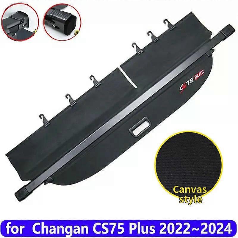 Car Trunk Curtain For Changan CS75 Plus 2023 Accessories 2022 2024 Car Trunk Covers Rear Rack Partition Shelter Auto Accessories