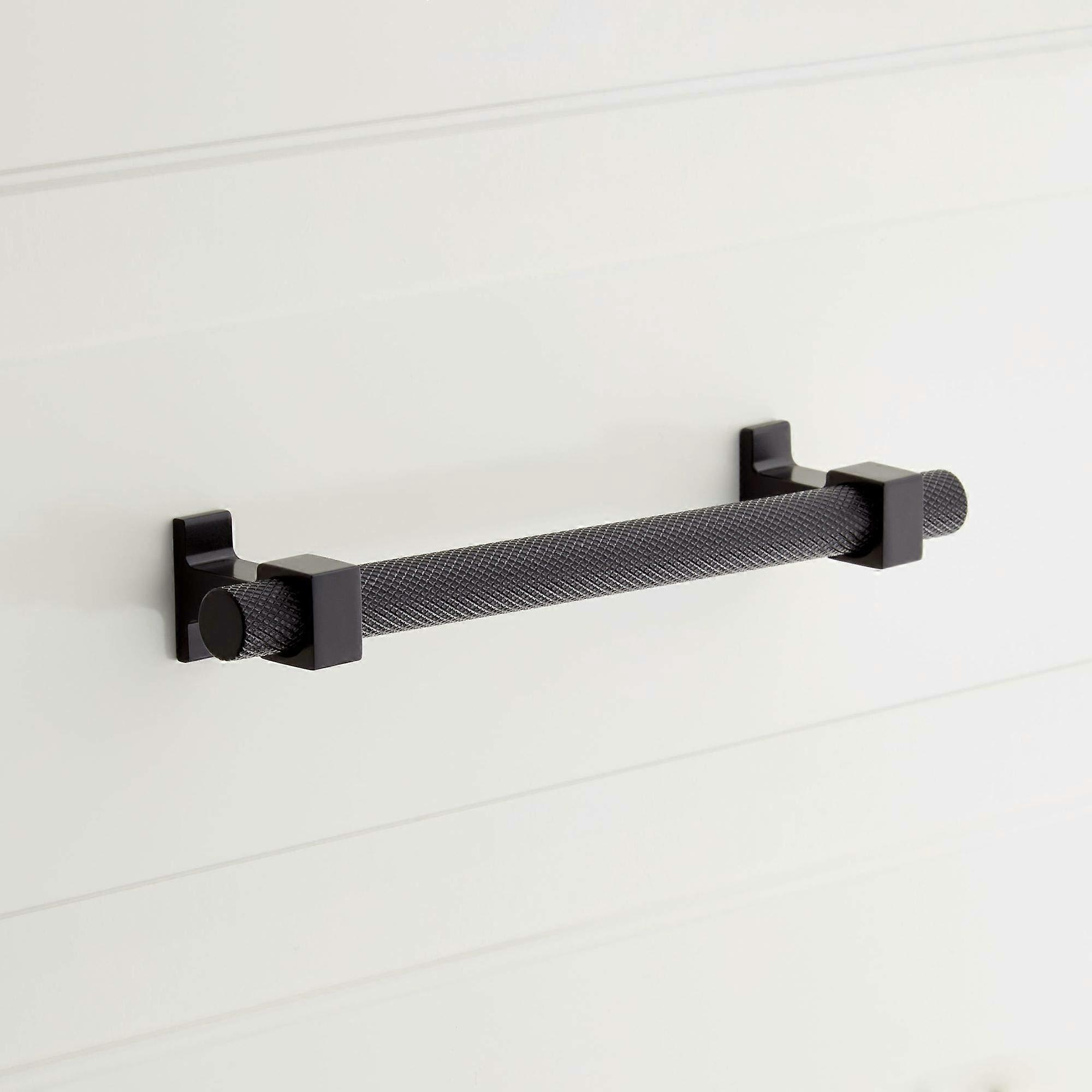 462360 3-3/4 Inch Matte Black Center to Center Bar Pull - Modern Cabinet Handle, Durable Finish, Easy Installation