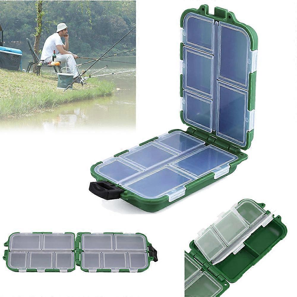 Fishing Bait Tackle Storage Box Case With Compartments HH