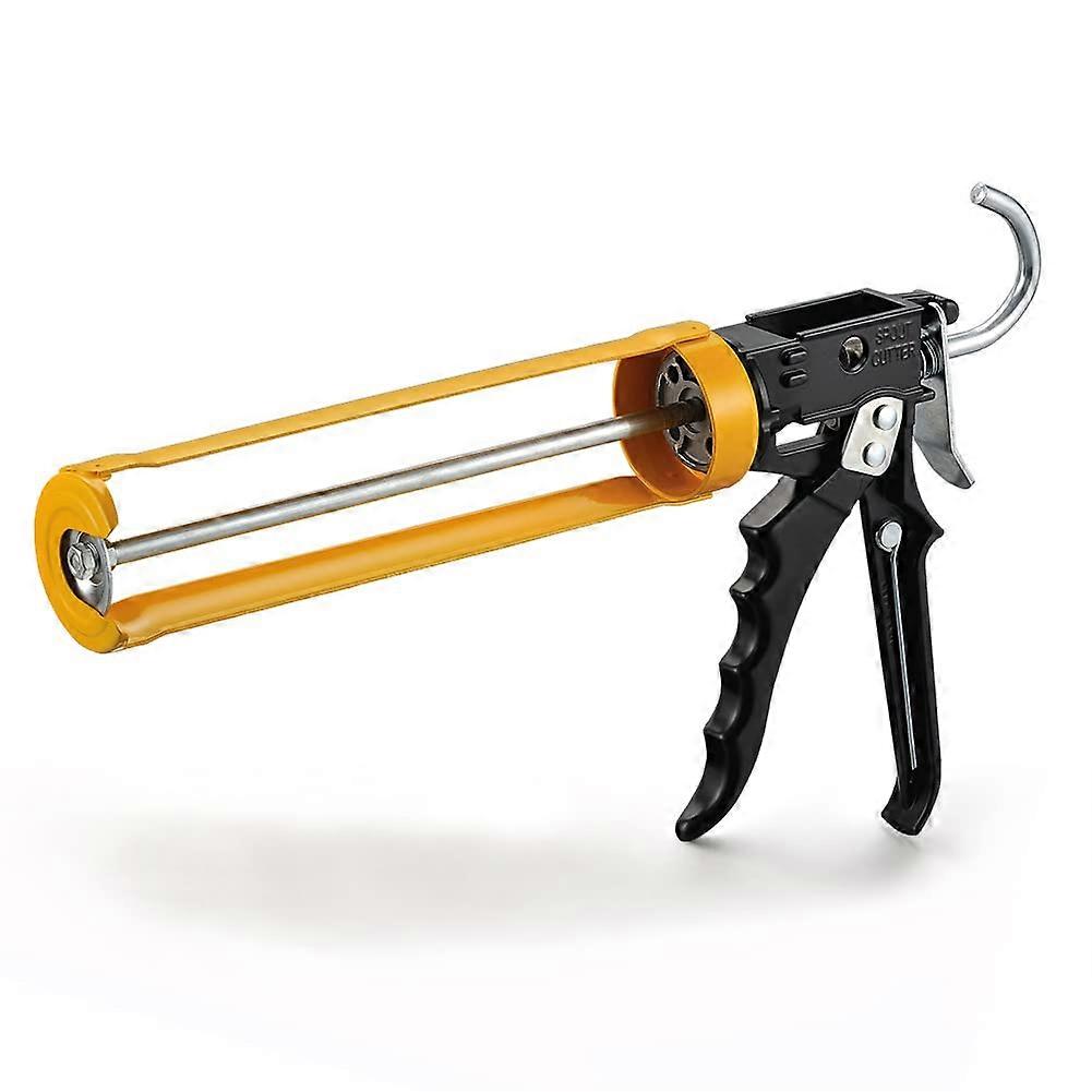 Caulking Gun 12:1 Thrust Ratio Drip-Free Smooth Rod Caulk Applicator for 1/10 Gallon Cartridge Use