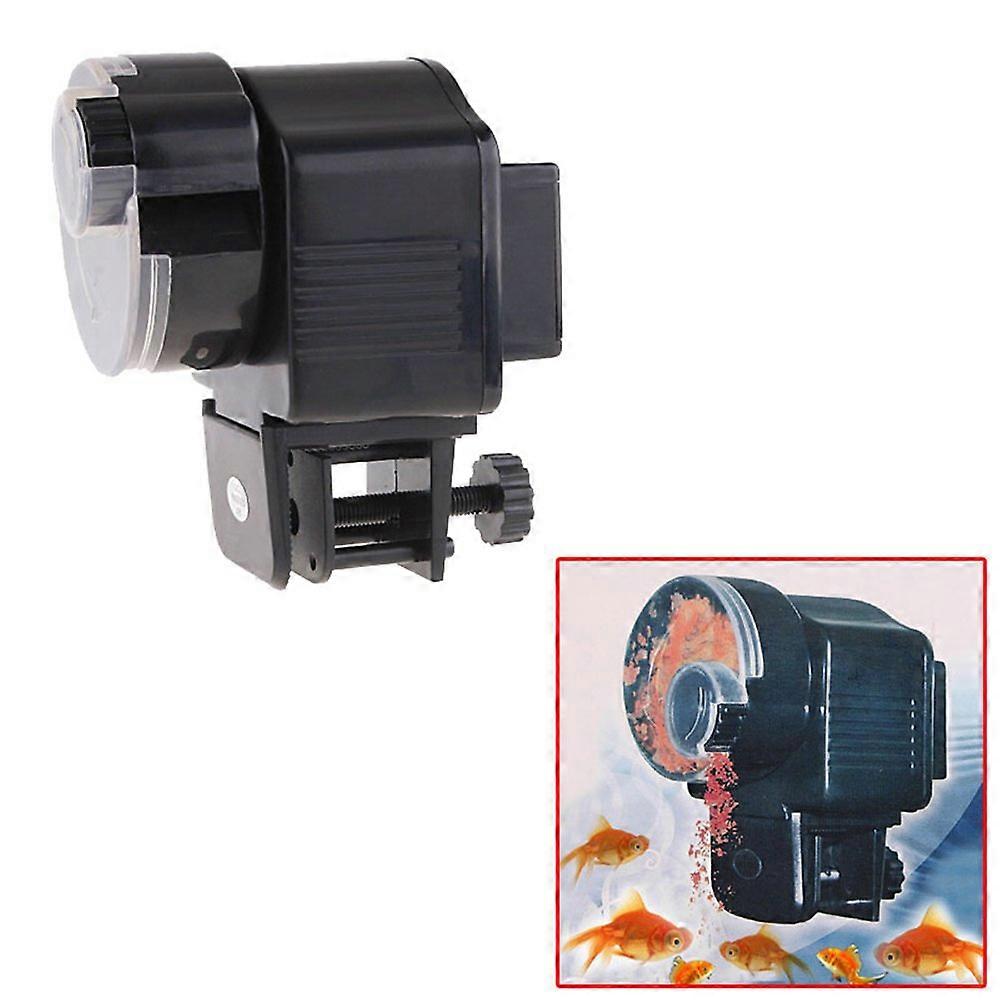 Automatic Fish Feeder, Electric Timer Fish Feeder for Aquarium or Fish Tank, MoistureProof