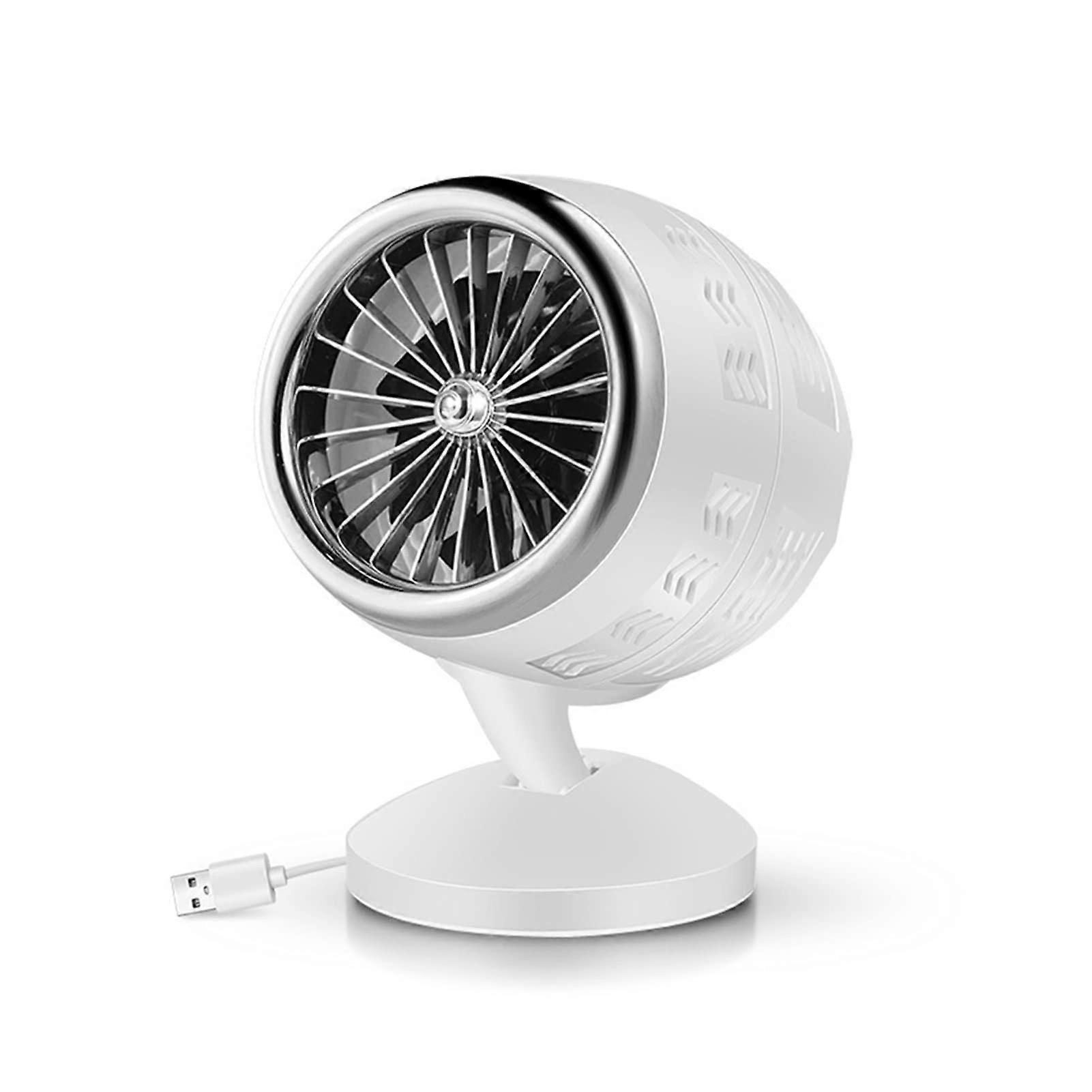 Mini Portable Fan Ultra-Quiet USB Rechargeable Desktop Fan 45x45cm for Home and Students, Color C, Electric Cooling Fan