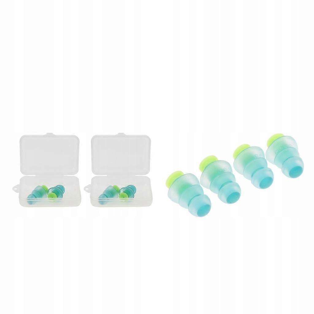 Silikone ørepropper blå