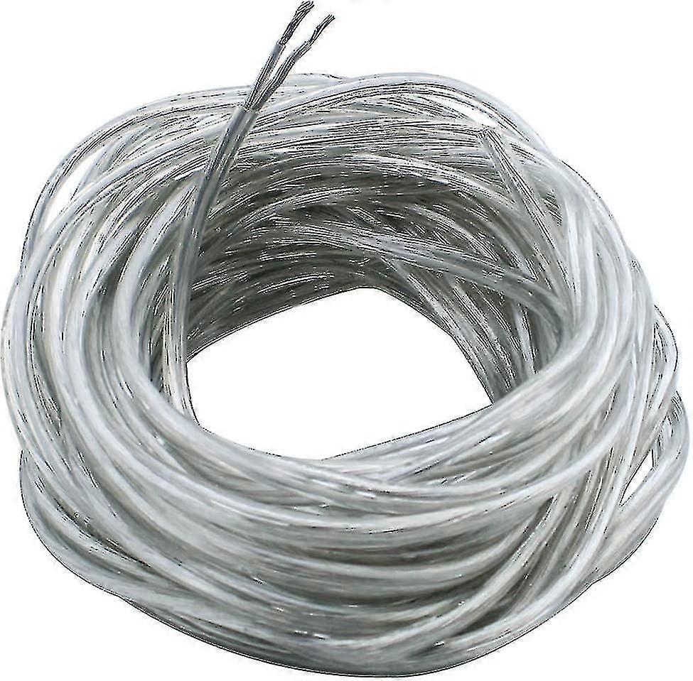 10 Meter Transparent Wire 2 Core Electrical Wire Pvc Flexible Cable 0.75mm 5a