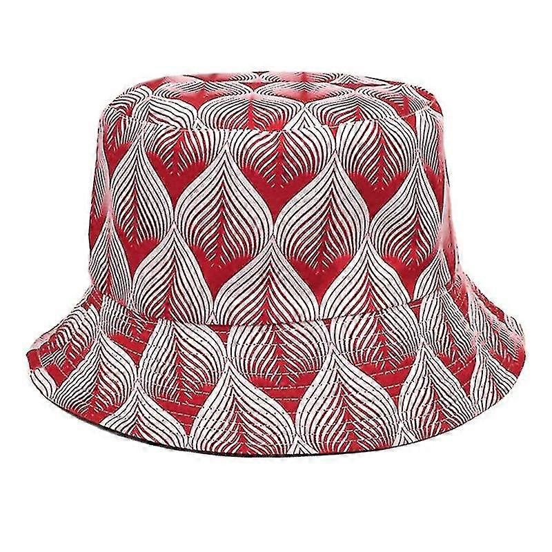 Leaf Pattern Fi Hat S Double-sided Et Hat For Men Women