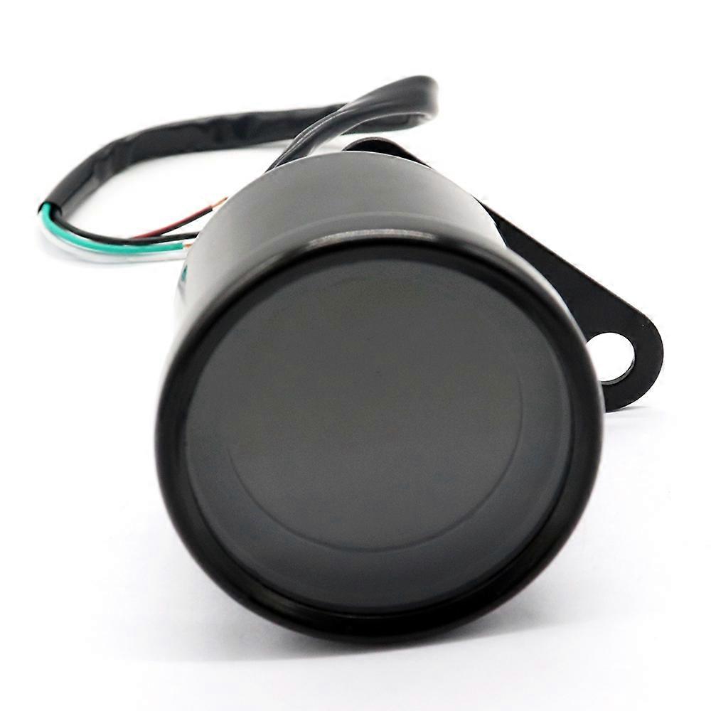 Universal 12V Motorcycle Digital Speedometer Tachometer - LCD Display, 7 Colors, Waterproof