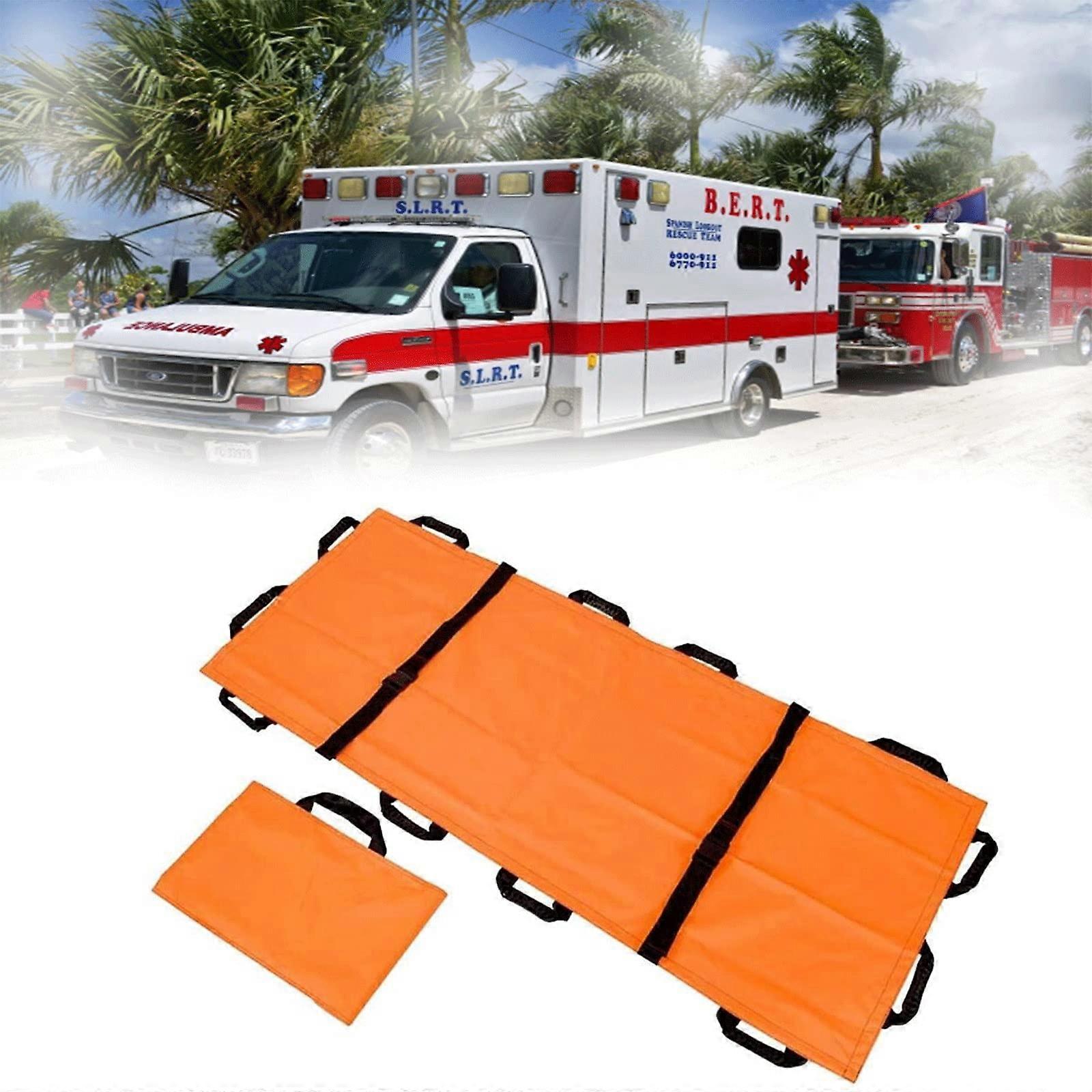 Emergency Rescue Carrier Foldable Soft Carrier with 12 Handles, Waterproof, Foldable Emergency Rescue Back Carrier for Hospitals