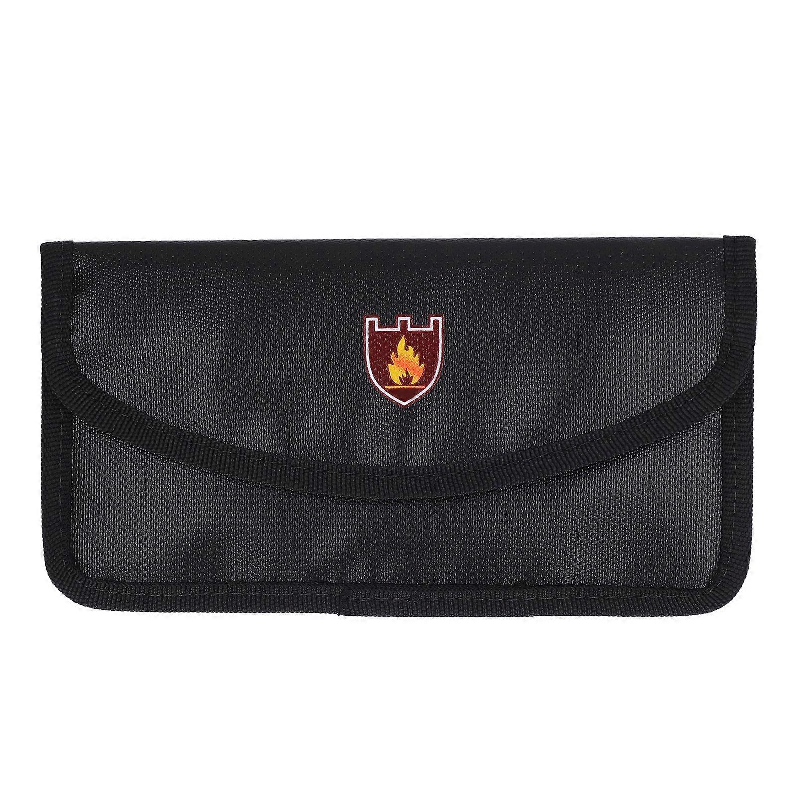 Waterproof Fireproof Document File Bag Safety Protection Mobile Phone Shielding Bag Isolation Signal Organizer