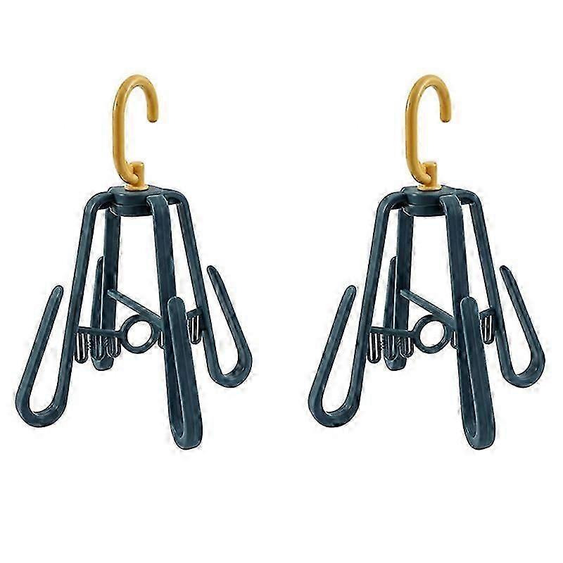 2PCS Windproof Shoe Rack Multifunction Rotatable Hangers Durable Coat Hooks Household Drying Rack f
