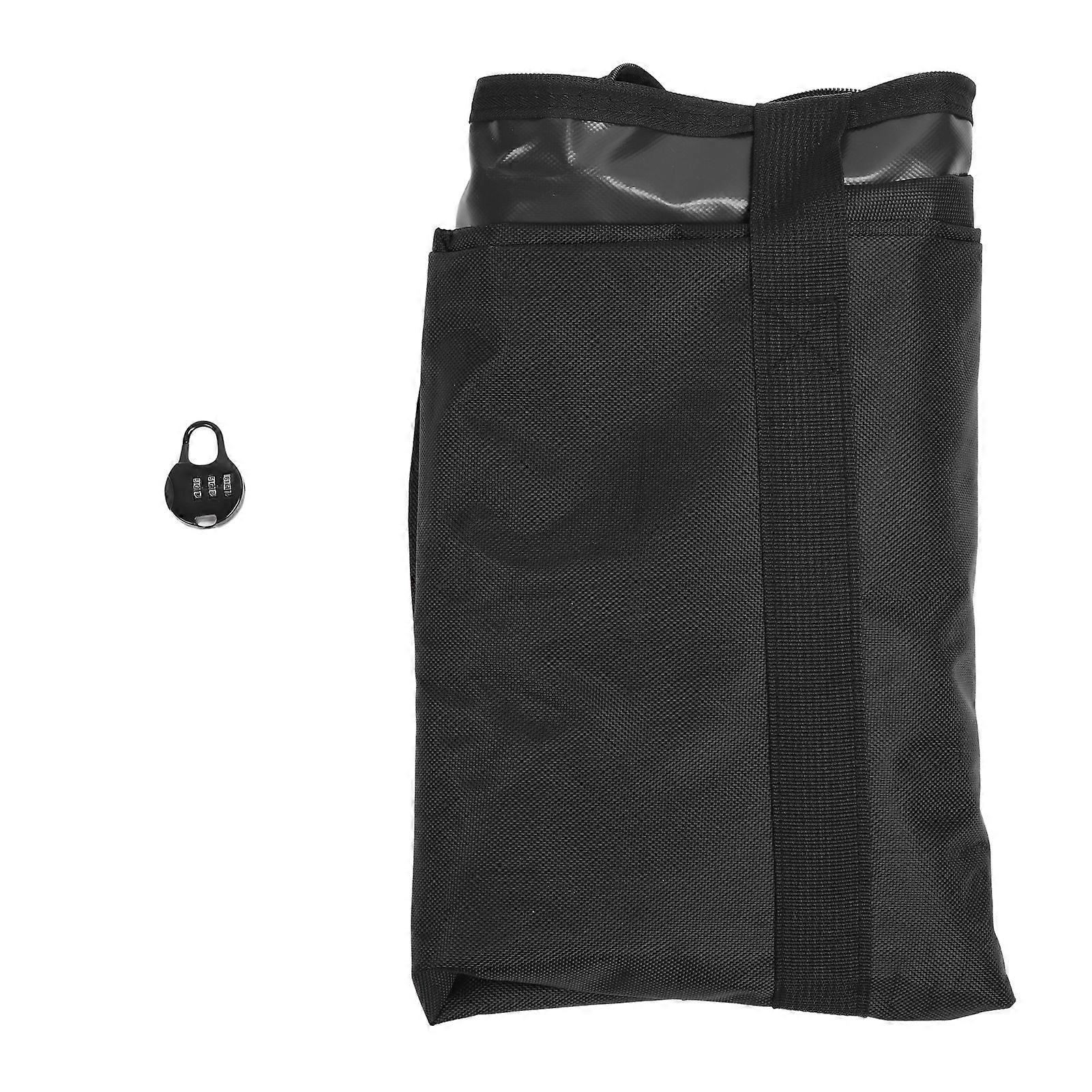 100L Camping Tent Bag Large Capacity Oxford Cloth Waterproof Coating Portable Zippered Tent Storage Bag with Combination Lock