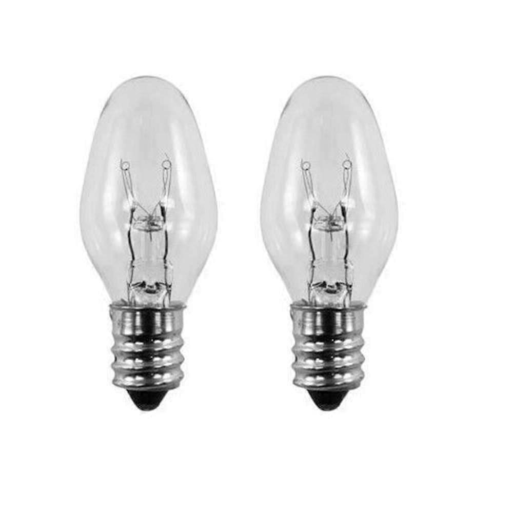 2 Pack Replacement Light Bulbs 15W for Scentsy Plugin Nightlight Wax WarmerDiffuser 15 Watt 120 Volts
