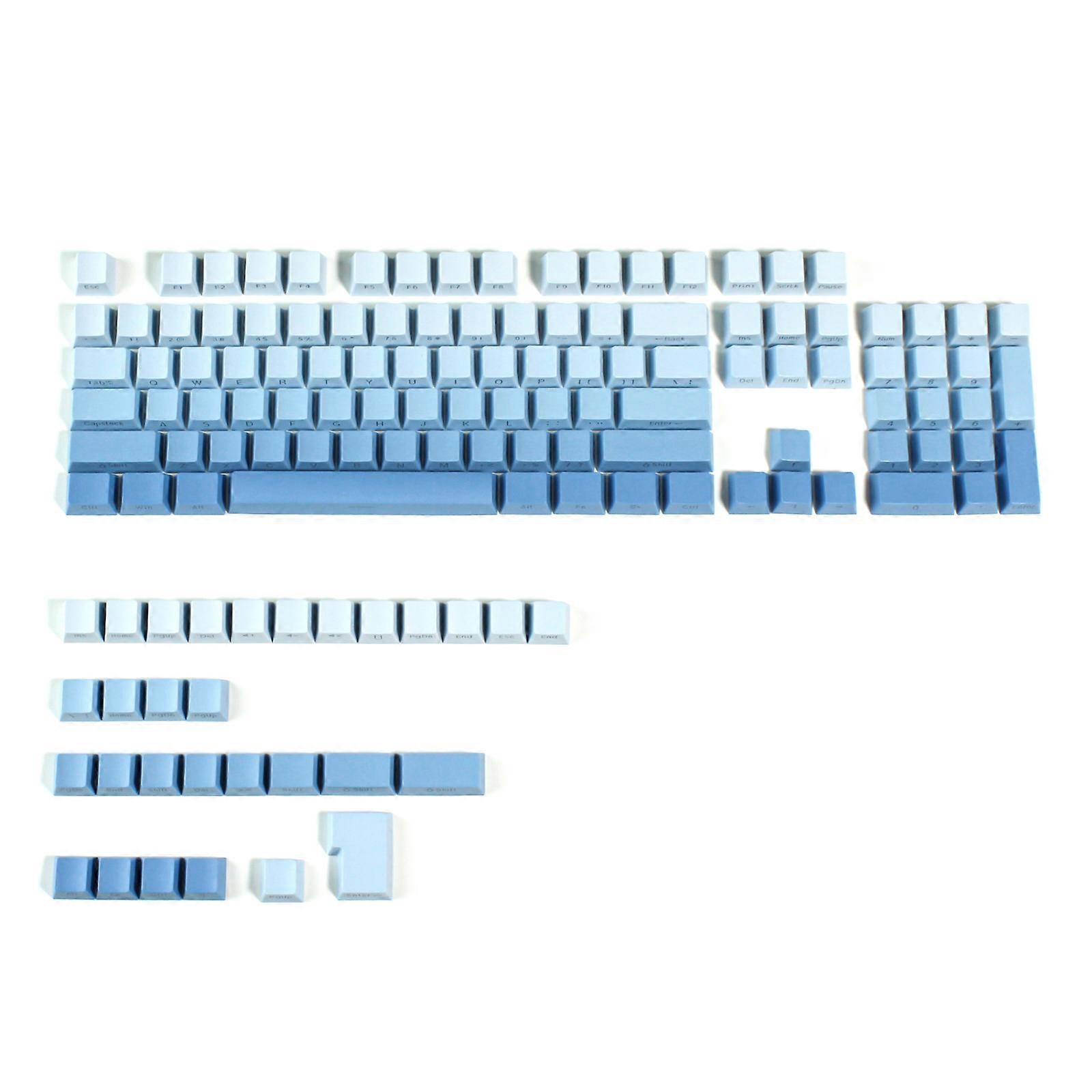 Side Print Shine Through Keycap OEM Profile PBT Keycaps Double Shot Backlight 134PCS Keycaps For Mechanical Keyboard