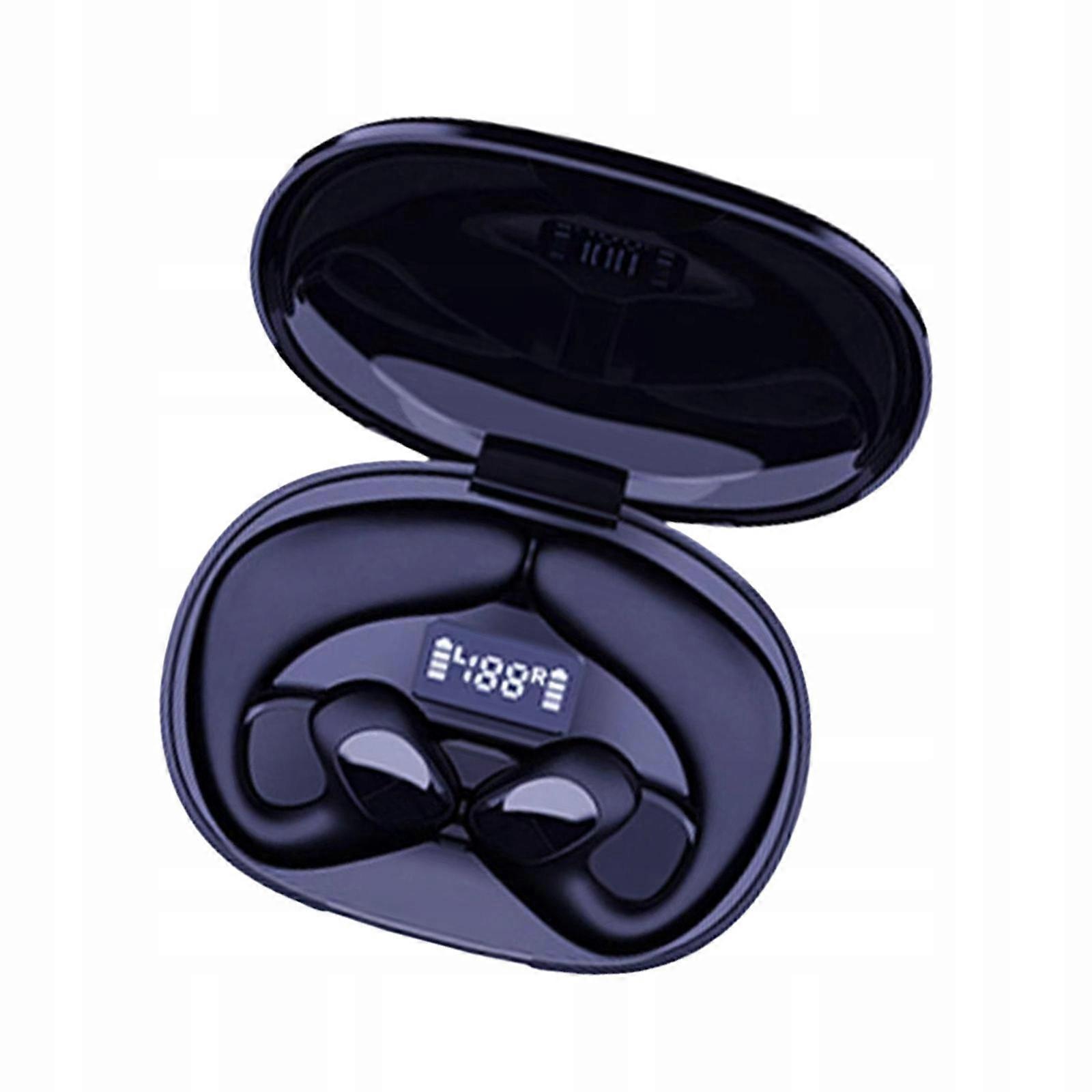 Bluetooth 5.1 Earbuds Low Latency Waterproof With Charging Case Ear Blue