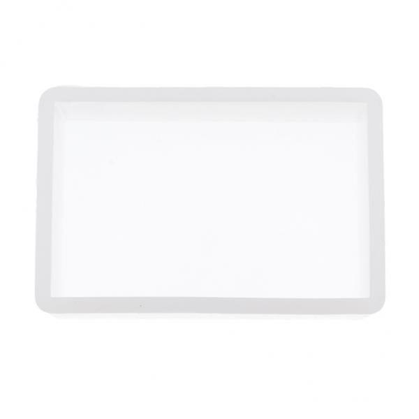 2-4pack Moule en résine blanche Moule Rectangle Silicone Moule Bijoux Moule Pot de Fleur Fabrication