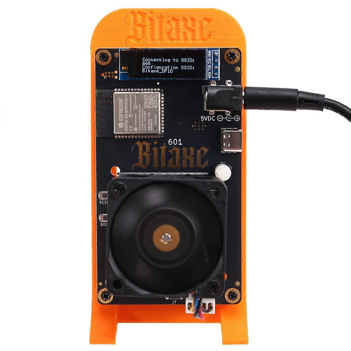  Gamma 601 Solo Miner 1.2TH/S BM1370 Asic Chip 18W da Antminer S21 Pro Bitcoin BTC Miner con Brack