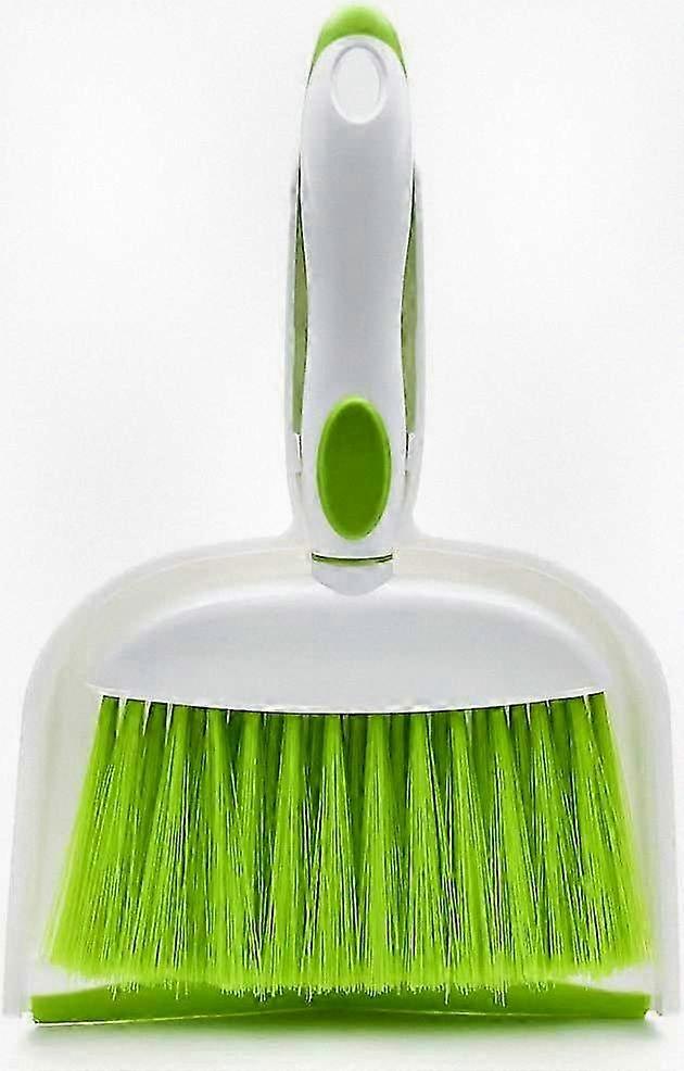 Mini Broom and Dustpan Set Small Dustpan and Brush Set Whisk Broom and Dustpan Set Compact Broom and Dustpan Set for Desk, Home, Kitchen Ess