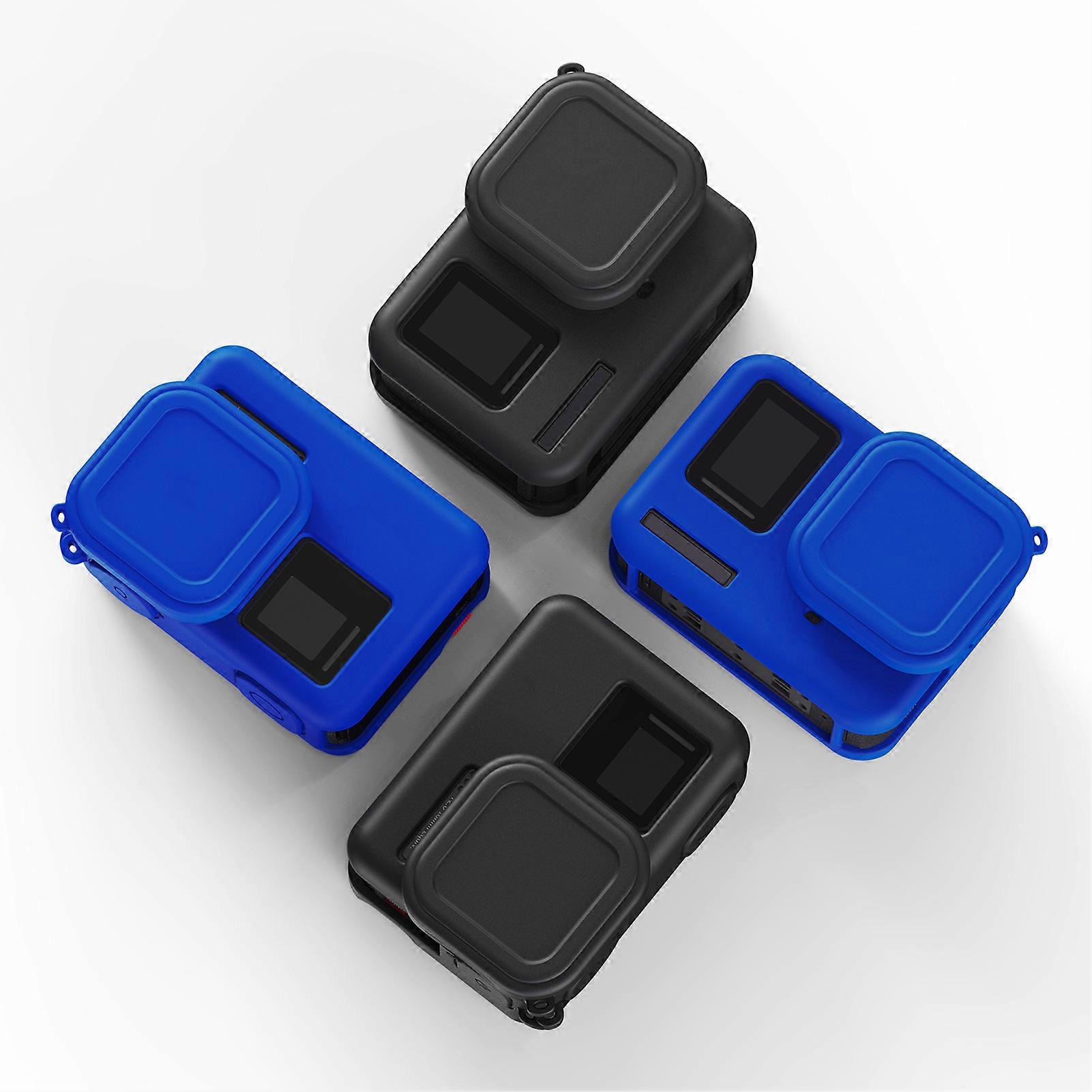 aMagisn AC19 Silicone Camera Protectiv Kit Camera Protector Case + Lense Cover + 2 Straps Compatible with Insta 360 Ace Pro Camera