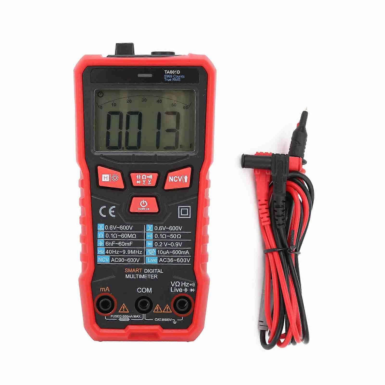High quality  Multimeter TA801D fully automatic intelligent identification
