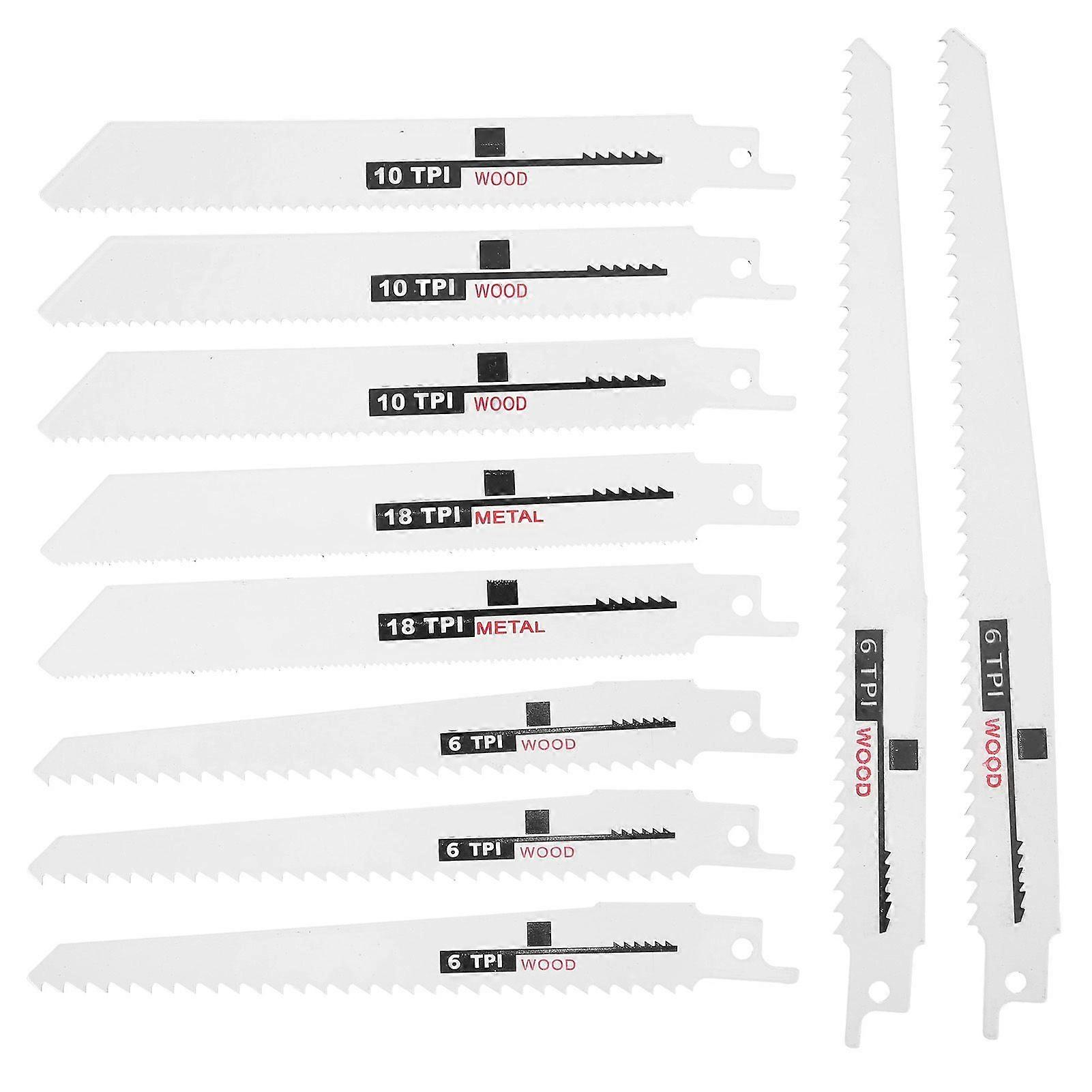 High quality  10pcs reciprocating saw blades multi-specification multi-function