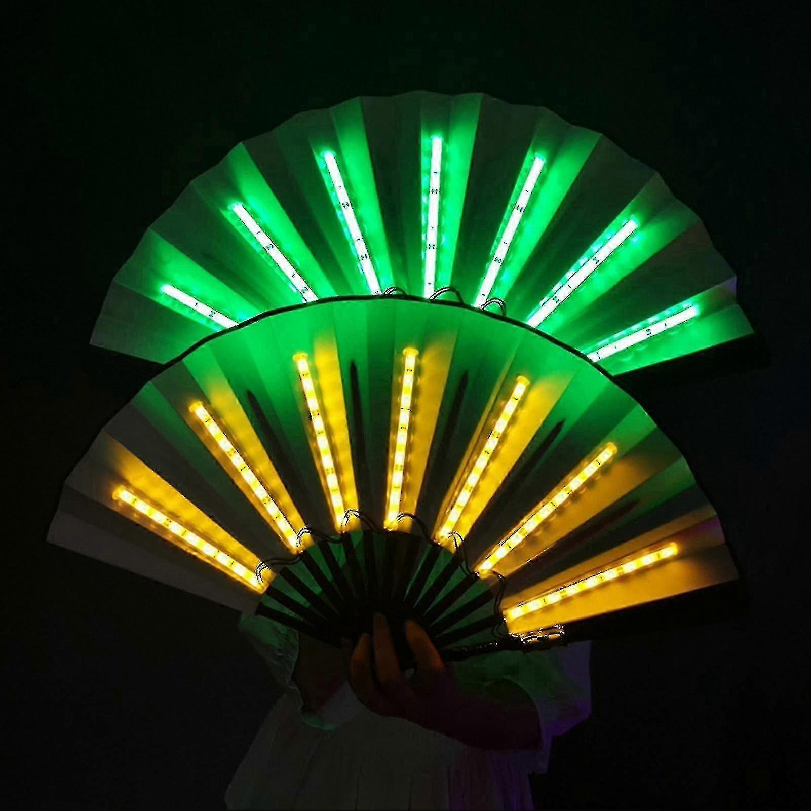 Stylish LED Fan - Low Power, Eye-Catching, Red