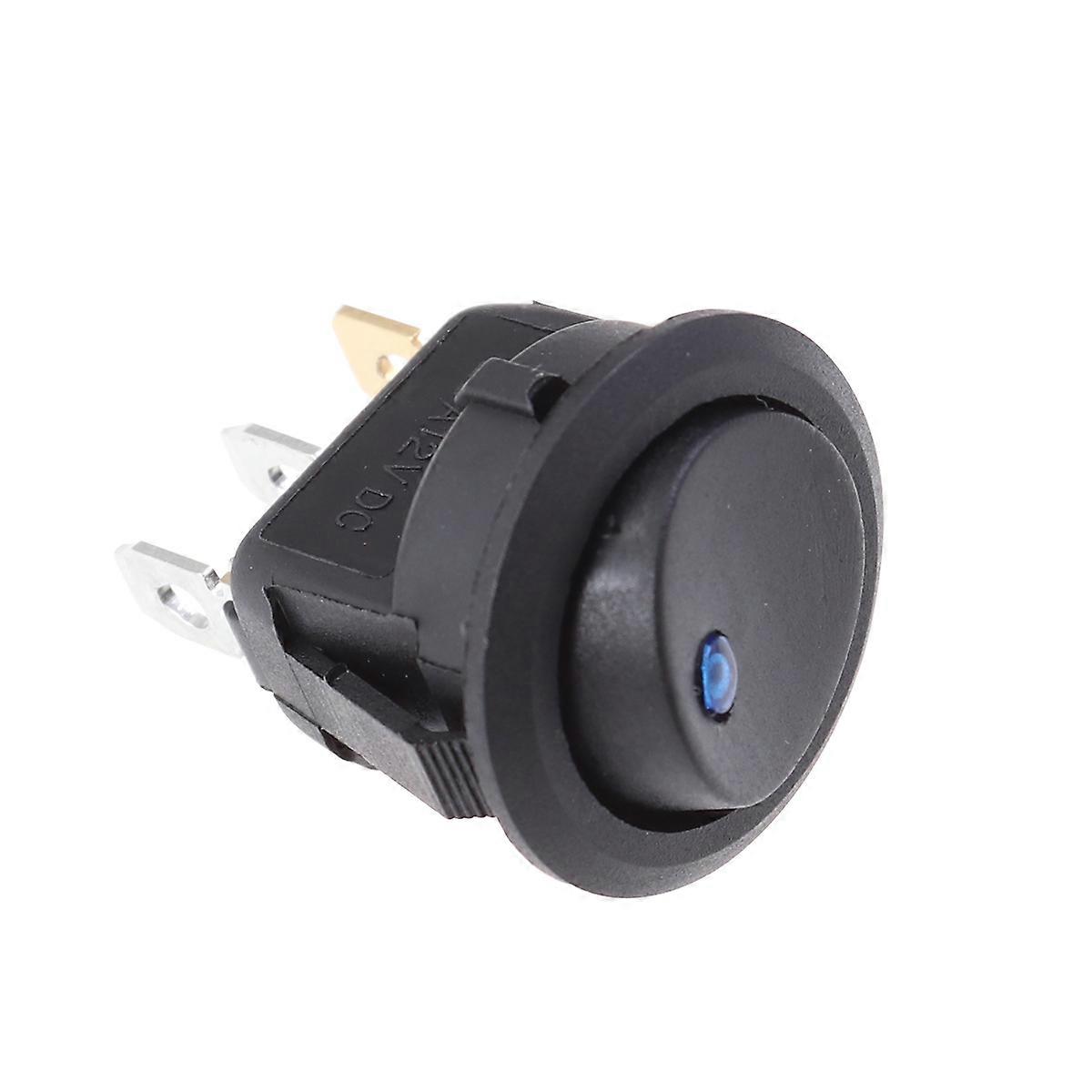 12V Blue Rocker Push Button for Use with LED Light